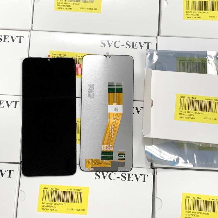 Sản phẩm bán buôn Màn hình LCD chất lượng cao cho  A02S 100% gói dịch vụ mới gốc Màn hình điện thoại LCDS  A025