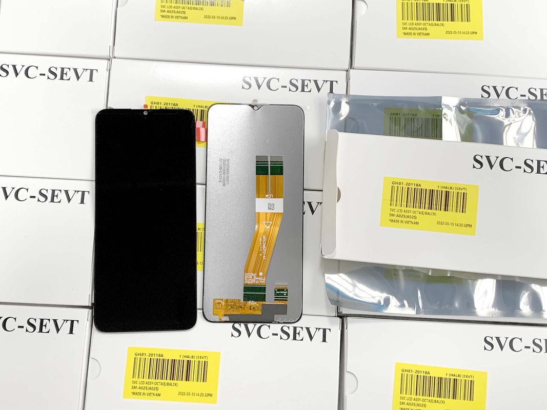 Sản phẩm bán buôn Màn hình LCD chất lượng cao cho  A02S 100% gói dịch vụ mới gốc Màn hình điện thoại LCDS  A025