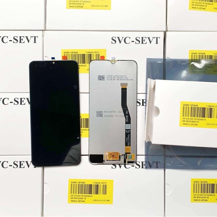 Đồ chiếu LCD M20 bán buôn Cho SAMAUNG M20 Điện thoại di động màn hình cảm ứng  M205 100% Đồ phục vụ LCD mới gốc