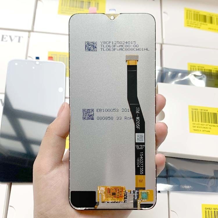 Đồ chiếu LCD M20 bán buôn Cho SAMAUNG M20 Điện thoại di động màn hình cảm ứng  M205 100% Đồ phục vụ LCD mới gốc