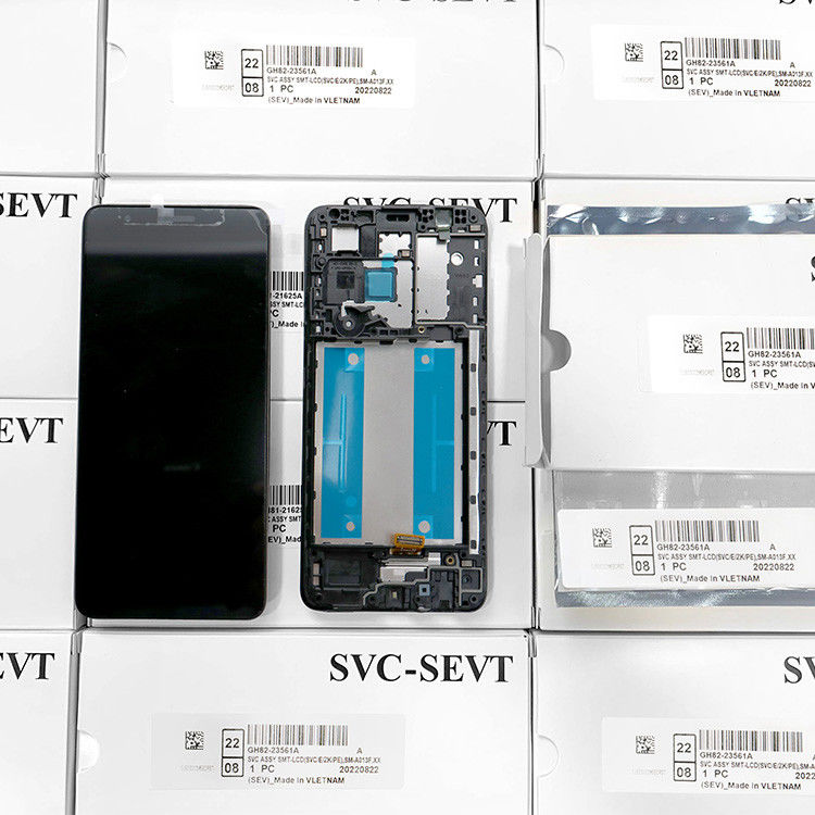 Màn hình LCD A013 với khung cho  A013 Bộ dịch vụ gốc LCDS  A01 Core Màn hình điện thoại di động Pantalla