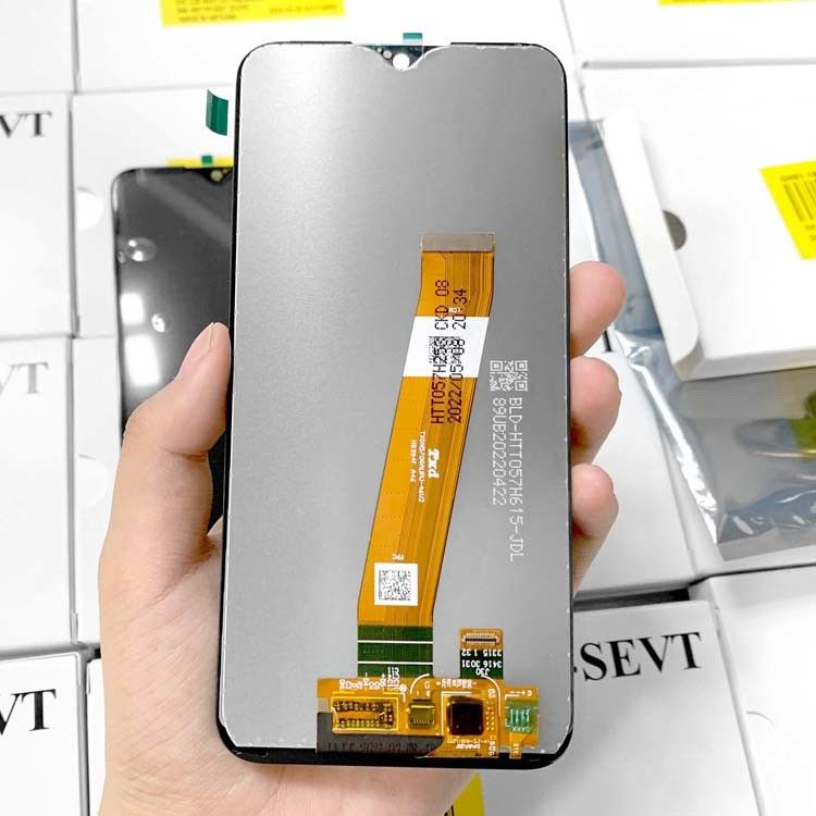 A01 LCD lcd Cho  A01 bán buôn màn hình điện thoại di động gốc Pantalla  A105 Service Pack LCDS Touch