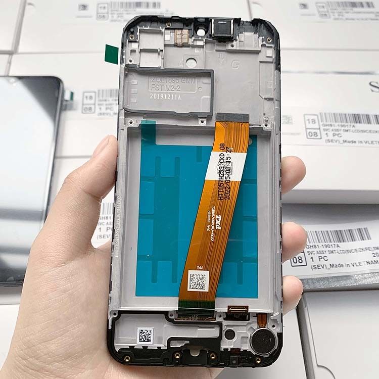 A01 màn hình LCD màn hình LCD với khung cho  A01 Bộ dịch vụ bán buôn LCDS  A105 Original Phone Pantalla