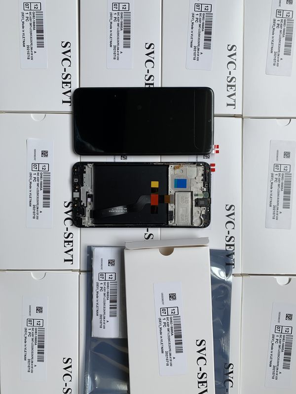 M10 LCD với khung cho  M10 Điện thoại di động màn hình cảm ứng  M105 Bộ sưu tập dịch vụ gốc LCDS Pantalla