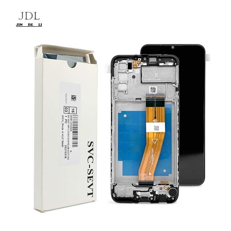 Bộ sưu tập dịch vụ A03S gốc LCD với khung cho màn hình điện thoại di động  a03s  A037 Pantalla chất lượng cao
