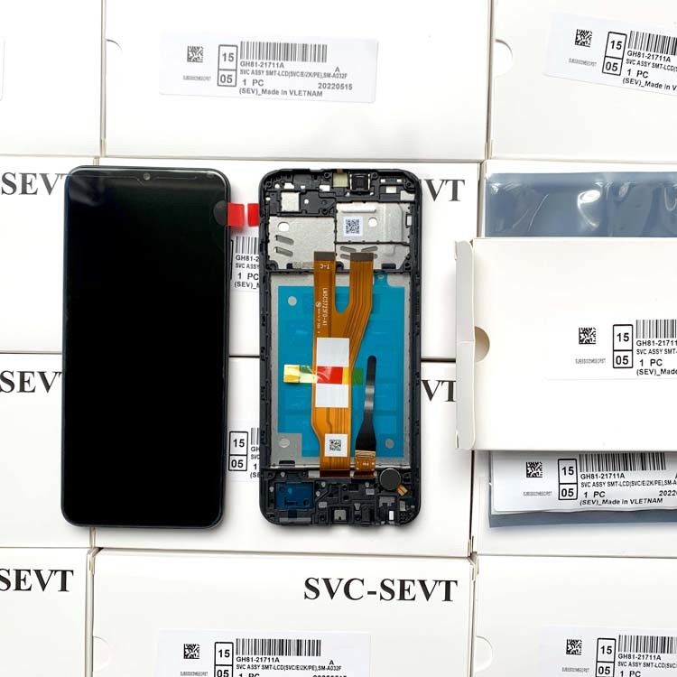 Màn hình màn hình LCD A03 Core với khung cho  a03 Core Original Service Pack LCDS  A032 Mobile Pantalla
