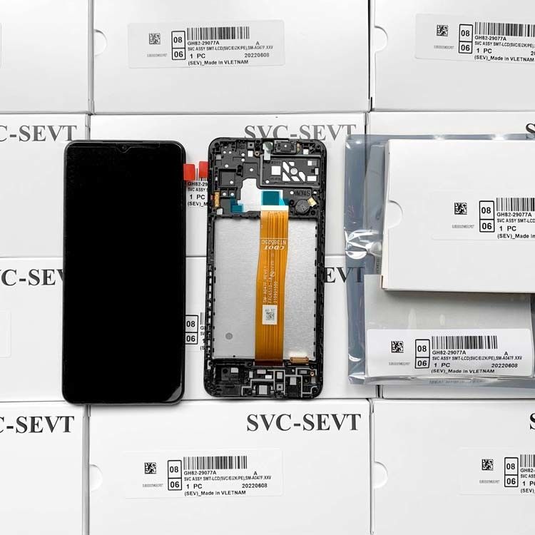 A04S LCD LCD với khung cho  a04s Gói dịch vụ gốc LCDS  A047 Màn hình hiển thị điện thoại di động Pantalla