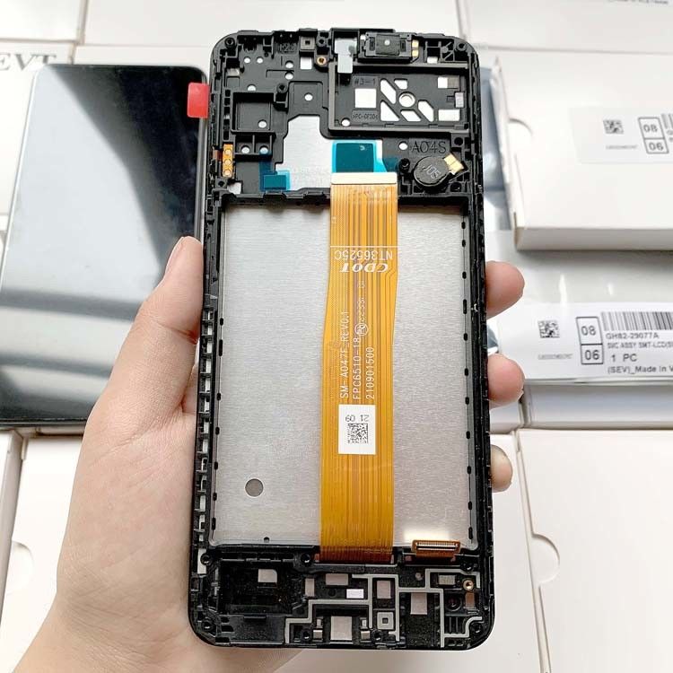A04S LCD LCD với khung cho  a04s Gói dịch vụ gốc LCDS  A047 Màn hình hiển thị điện thoại di động Pantalla