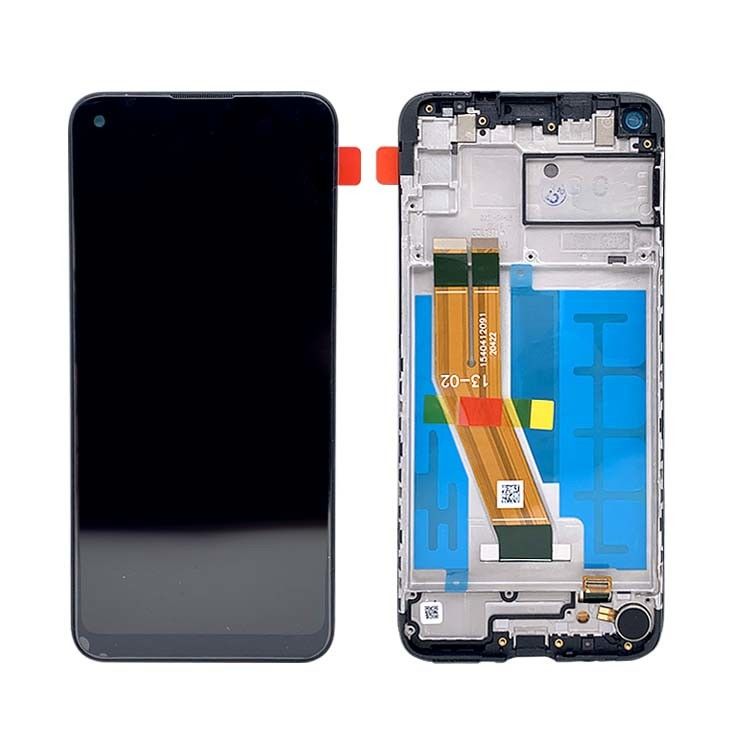 A11 màn hình LCD Pantalla với khung cho  A11 Original New Mobile Screen  A115 Service Pack màn hình LCDS