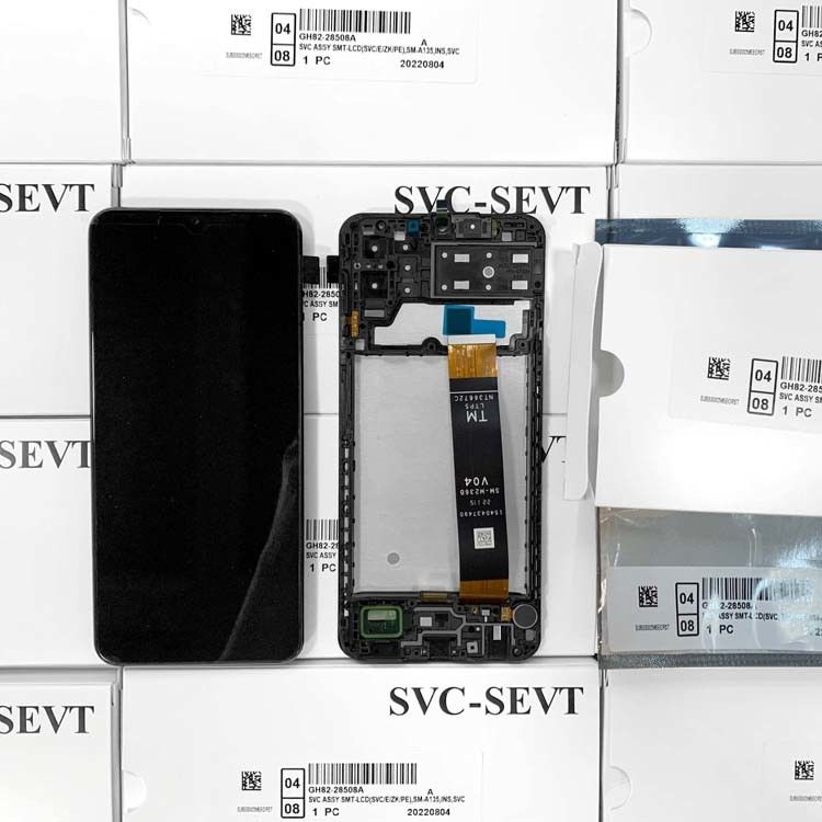 Nhà máy A135 màn hình LCD Pantalla cho  A13S Màn hình điện thoại di động gốc Pantalla  A137 Service Pack LCDS