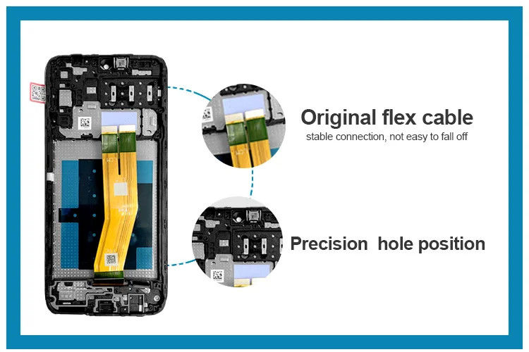 A14 4G LCD với khung cho điện thoại di động  A145P Touch Pantalla  A145R Service Pack màn hình LCD