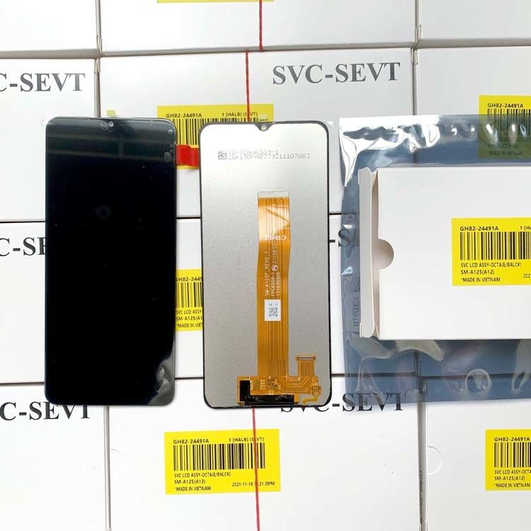 Đen A12 LCD thay thế cho màn hình di động Xuất bởi EMS FEDEX UPS DHL TNT