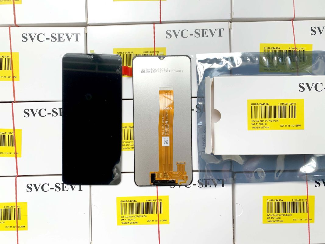 Đen A12 LCD thay thế cho màn hình di động Xuất bởi EMS FEDEX UPS DHL TNT