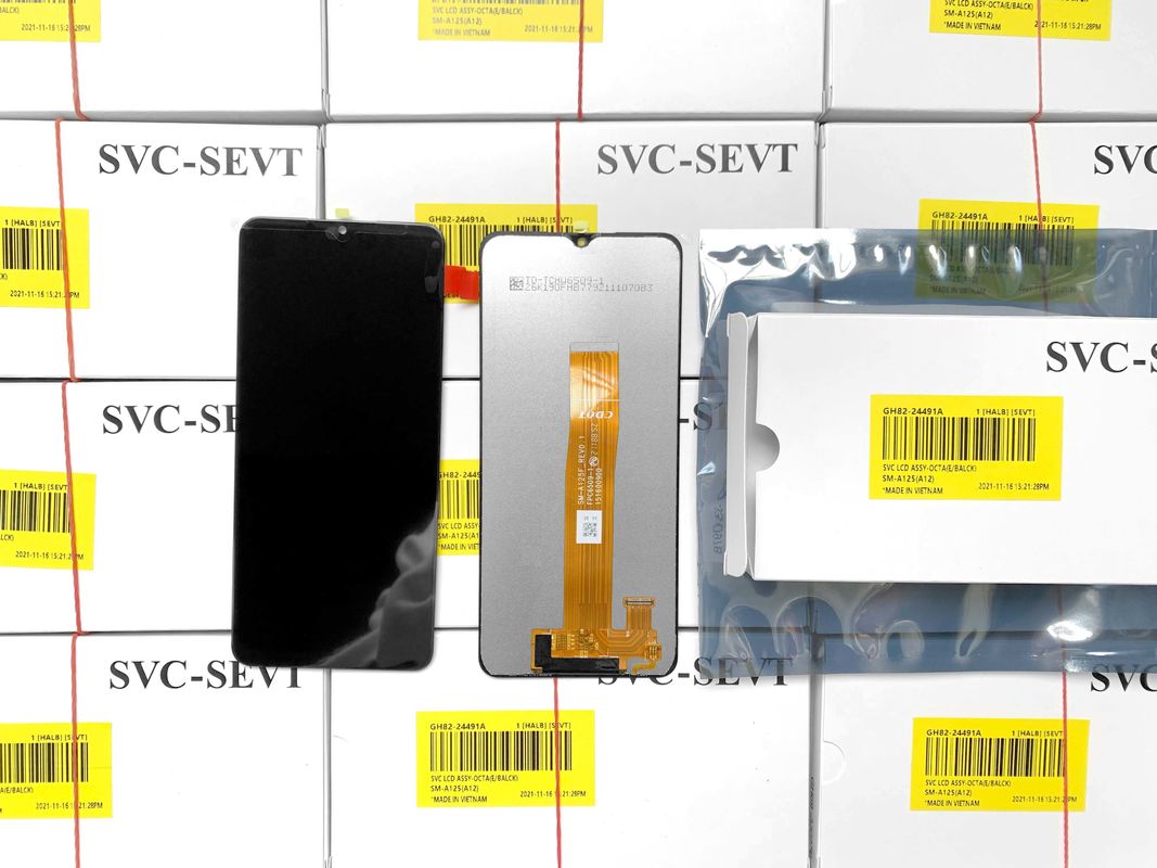 Đen A12 LCD thay thế cho màn hình di động Xuất bởi EMS FEDEX UPS DHL TNT