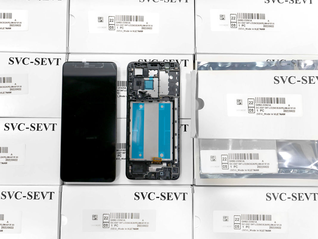 100% dịch vụ chất lượng cao gốc Màu đen A12  LCD gốc cho màn hình cao cấp