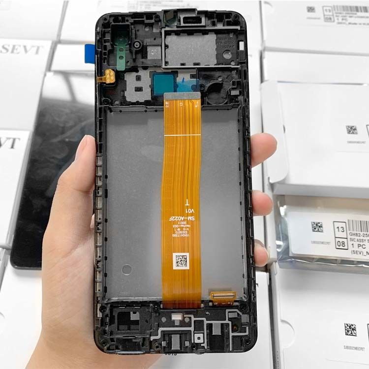 Professional chất lượng cao gói dịch vụ gốc LCD A022 Core điện thoại di động LCD màn hình LCD di động cho  A01 Core