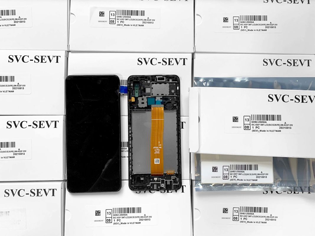 Professional chất lượng cao gói dịch vụ gốc LCD A022 Core điện thoại di động LCD màn hình LCD di động cho  A01 Core