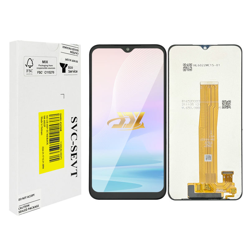 Điện thoại di động A02 LCD thay thế màn hình 6,5 inch với độ tương phản cao Svc màn hình điện thoại di động