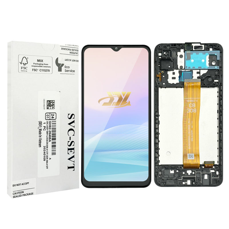A127 lcd With Frame Cho  a127 Bản gốc gói dịch vụ mới Màn hình hiển thị điện thoại di động  A12 Nacho Touch Pantalla