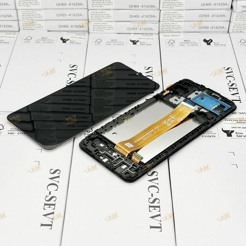A127 lcd With Frame Cho  a127 Bản gốc gói dịch vụ mới Màn hình hiển thị điện thoại di động  A12 Nacho Touch Pantalla