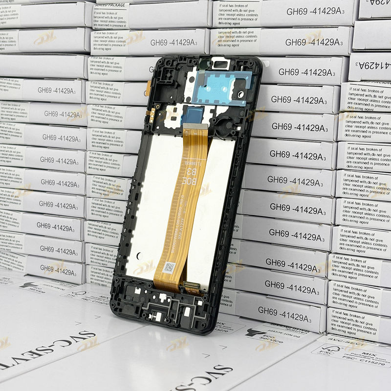 A127 lcd With Frame Cho  a127 Bản gốc gói dịch vụ mới Màn hình hiển thị điện thoại di động  A12 Nacho Touch Pantalla