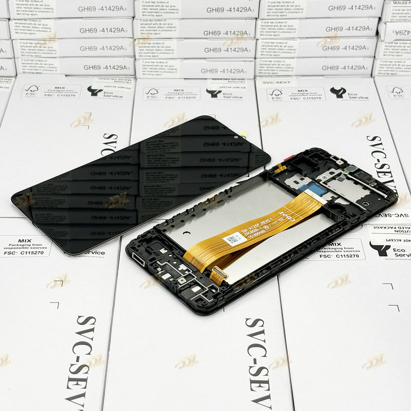 A125 Lcd gốc Panatlla với khung cho  a125 Service Pack màn hình LCDS  A125 Điện thoại di động màn hình cảm ứng